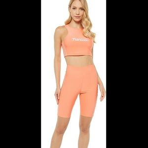 NWT Fiorucci x Adidas orange workout set